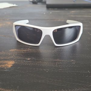 Oakley Gascan Sunglasses White with Hardcover Case